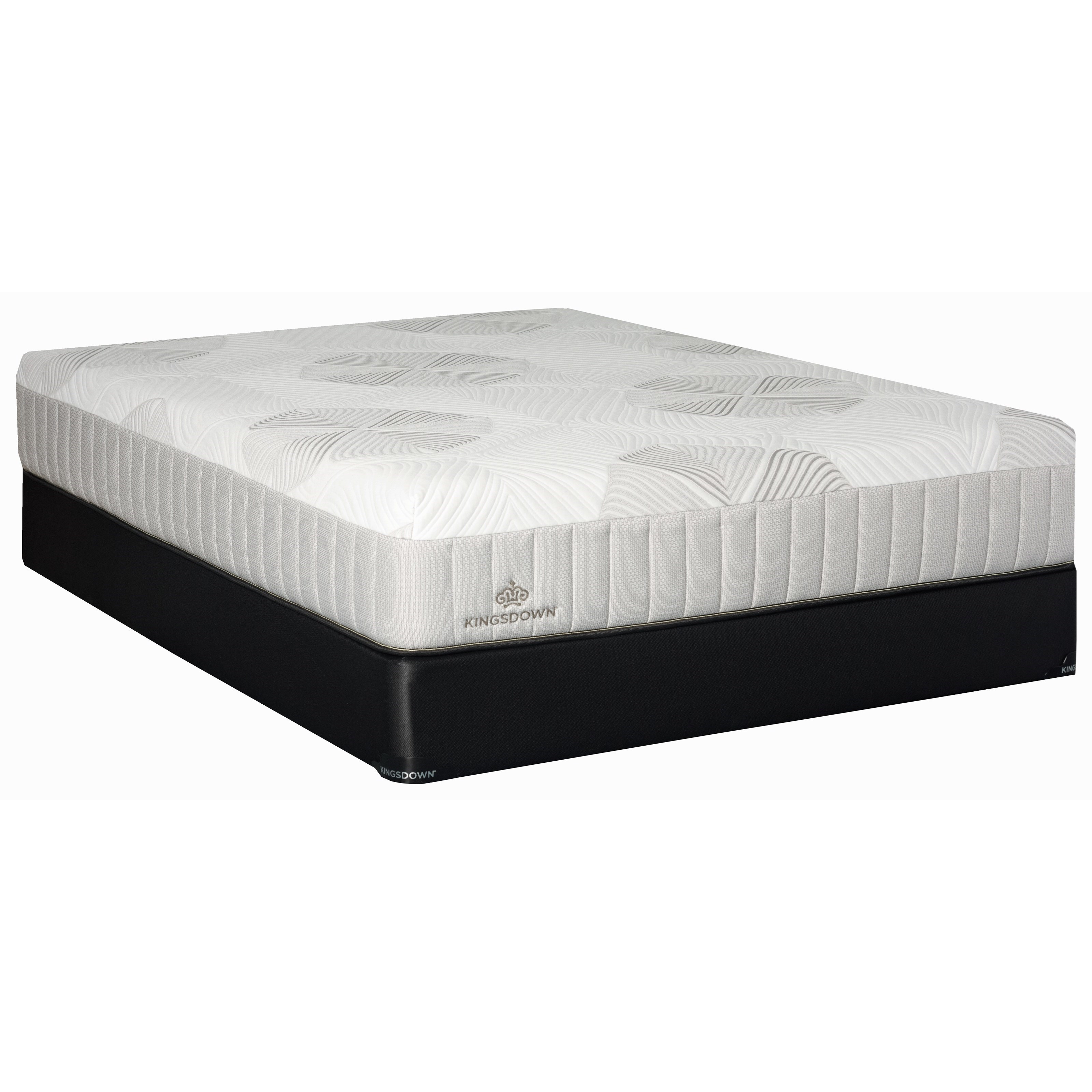 Kingsdown Miro Whisper Trace King 12" Gel Memory Foam Mattress and 5